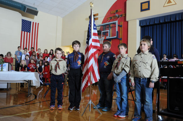 Ross Boy Scouts Veterans Day